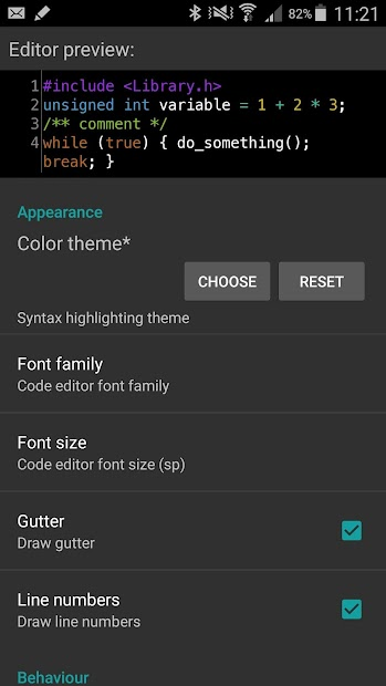 Screenshots ArduinoDroid - Phần mềm lập trình Arduino Android miễn phí trên Android