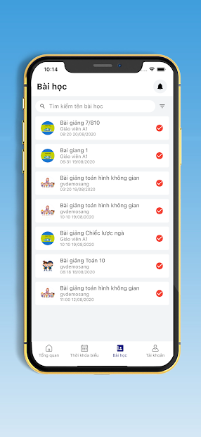 Screenshots K12Online: Ứng dụng học online, quản lý học trực tuyến