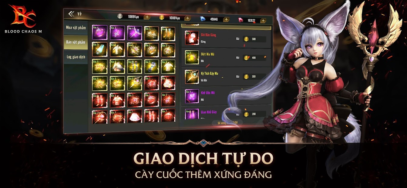 Screenshots Blood Chaos M - Thức tỉnh chiến thần