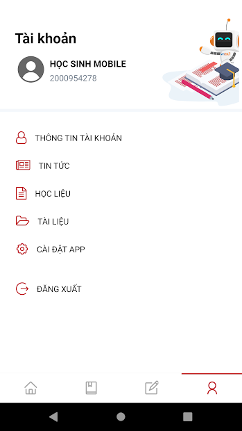 Screenshots vnEdu LMS: Ứng dụng học online, thi trực tuyến cho học sinh