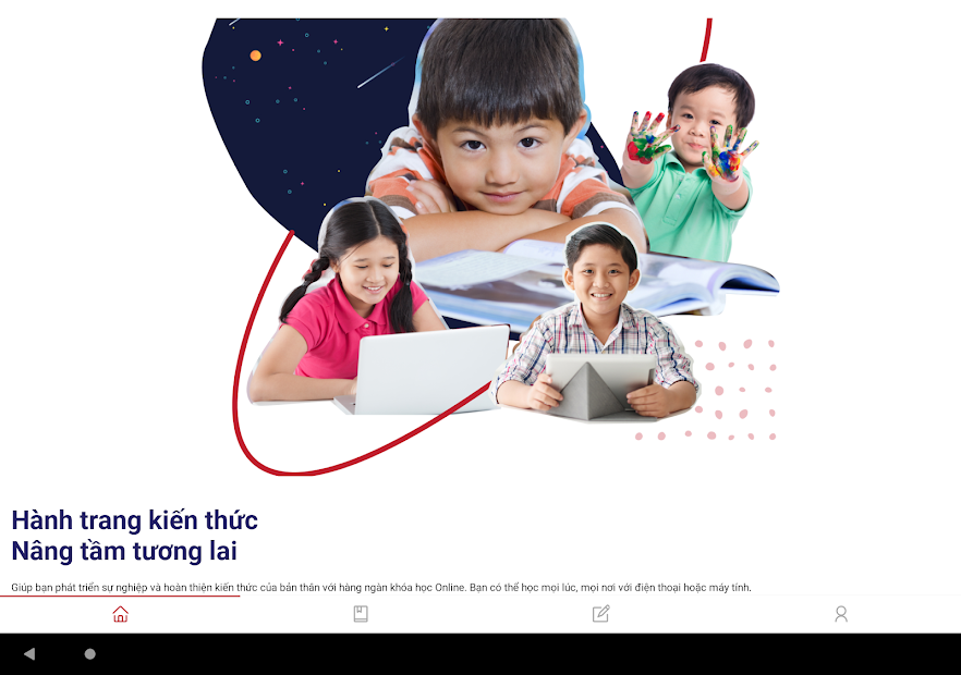 Screenshots vnEdu LMS: Ứng dụng học online, thi trực tuyến cho học sinh