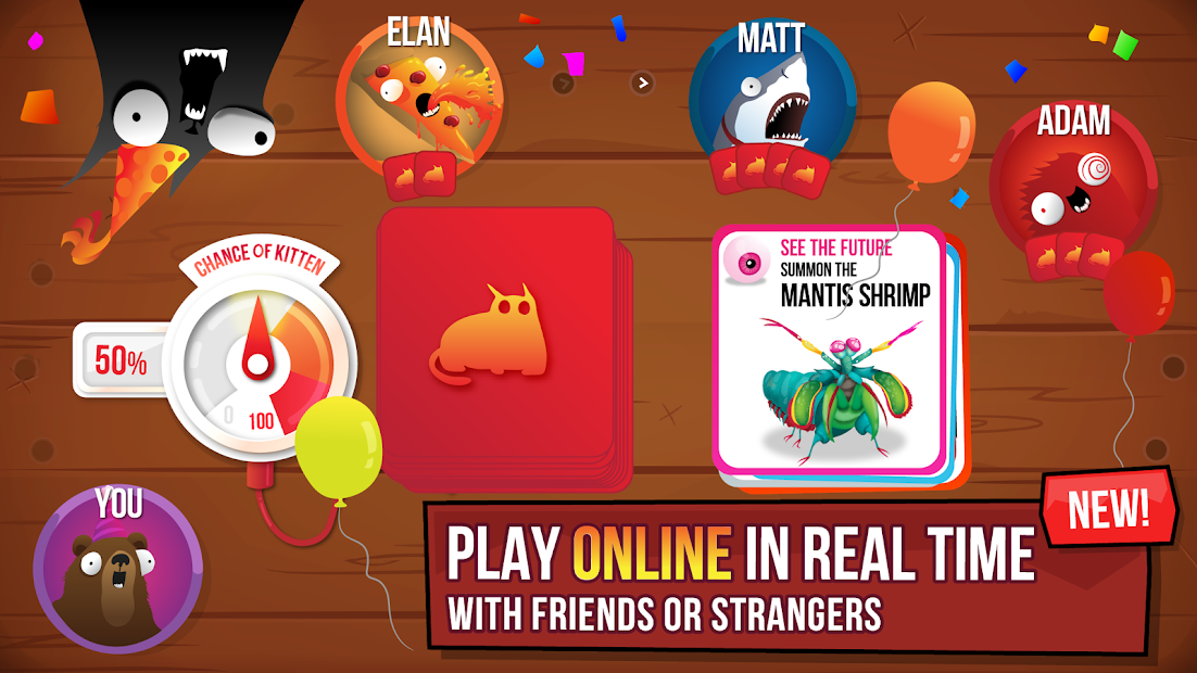 Screenshots Exploding Kittens - Bài Mèo Nổ | Board game trên điện thoại