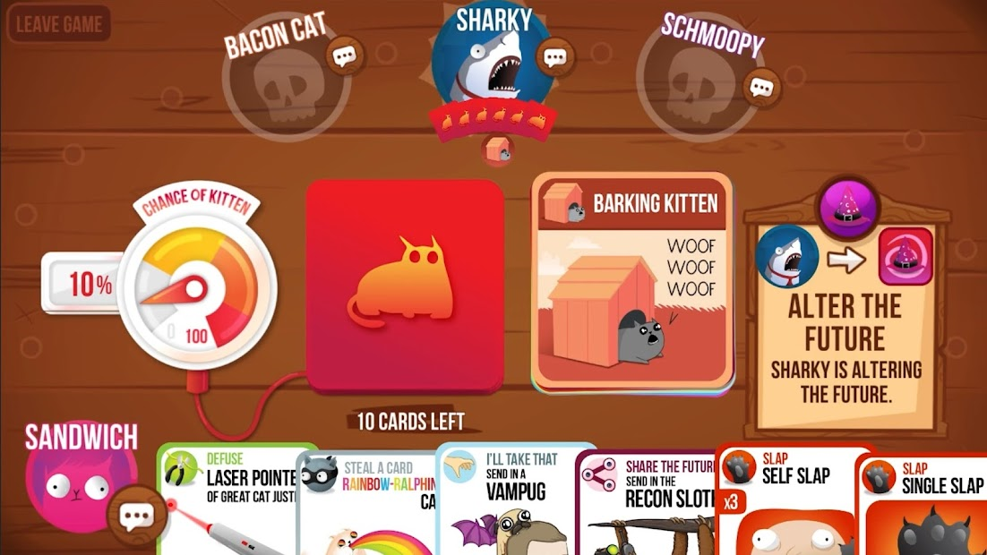 Screenshots Exploding Kittens - Bài Mèo Nổ | Board game trên điện thoại