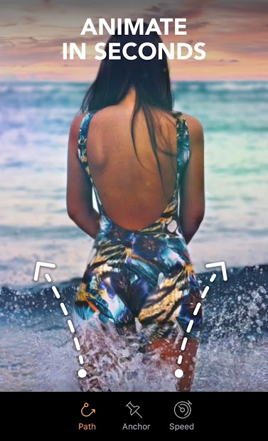 Screenshots Motionleap - App làm ảnh động hiệu ứng tan biến