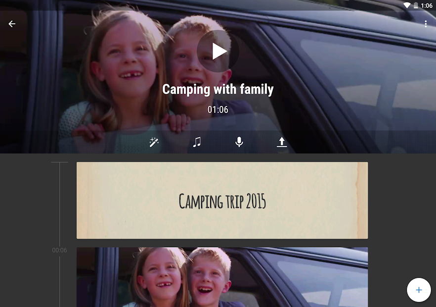 Screenshots Wevideo - Ứng dụng ghép video trực tuyến miễn phí