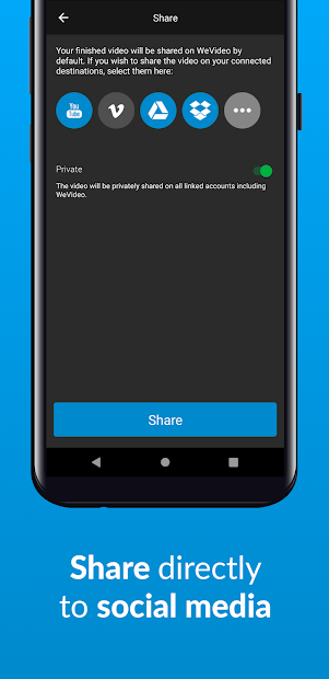 Screenshots Wevideo - Ứng dụng ghép video trực tuyến miễn phí