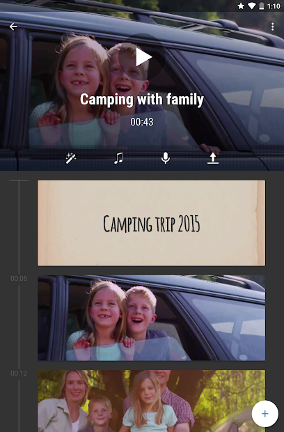 Screenshots Wevideo - Ứng dụng ghép video trực tuyến miễn phí