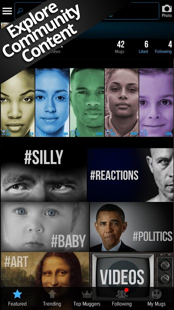 Screenshots Tải Mug Life: Ứng dụng tạo ảnh gương mặt chuyển động 3D vui nhộn