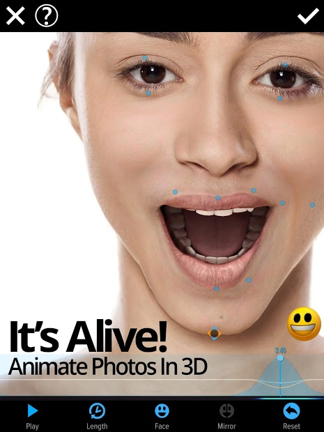 Mug Life là ứng dụng tạo ảnh gương mặt chuyển động 3D vô cùng vui nhộn. Bạn có thể biến hình ảnh của mình thành những mẫu ảnh động dễ thương và hài hước. Hãy tải ngay Mug Life để trải nghiệm những giây phút thư giãn đầy sáng tạo.