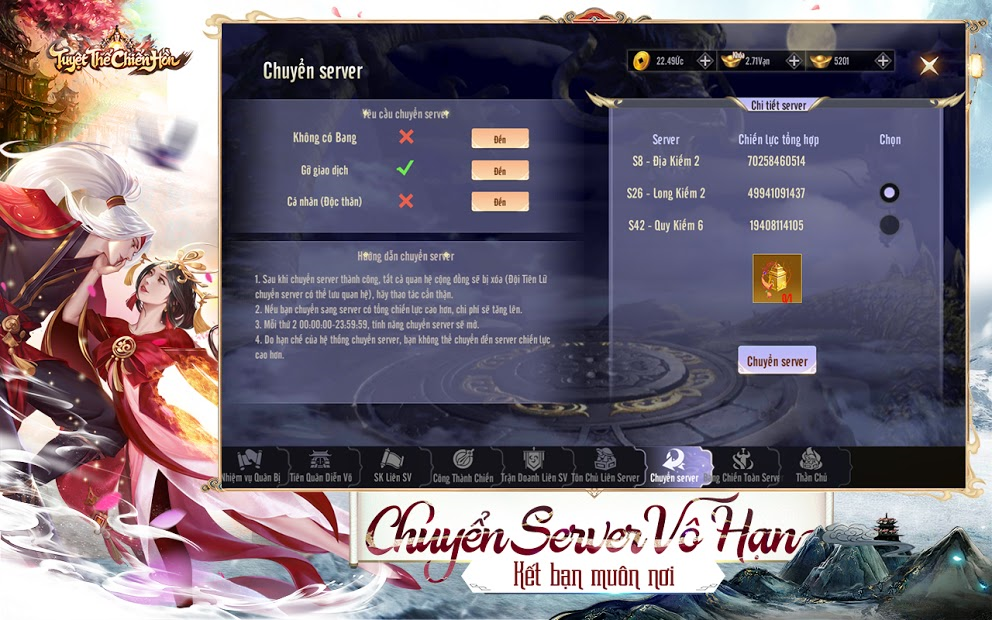 Screenshots Tuyệt Thế Chiến Hồn Funtap - Game kiếm hiệp