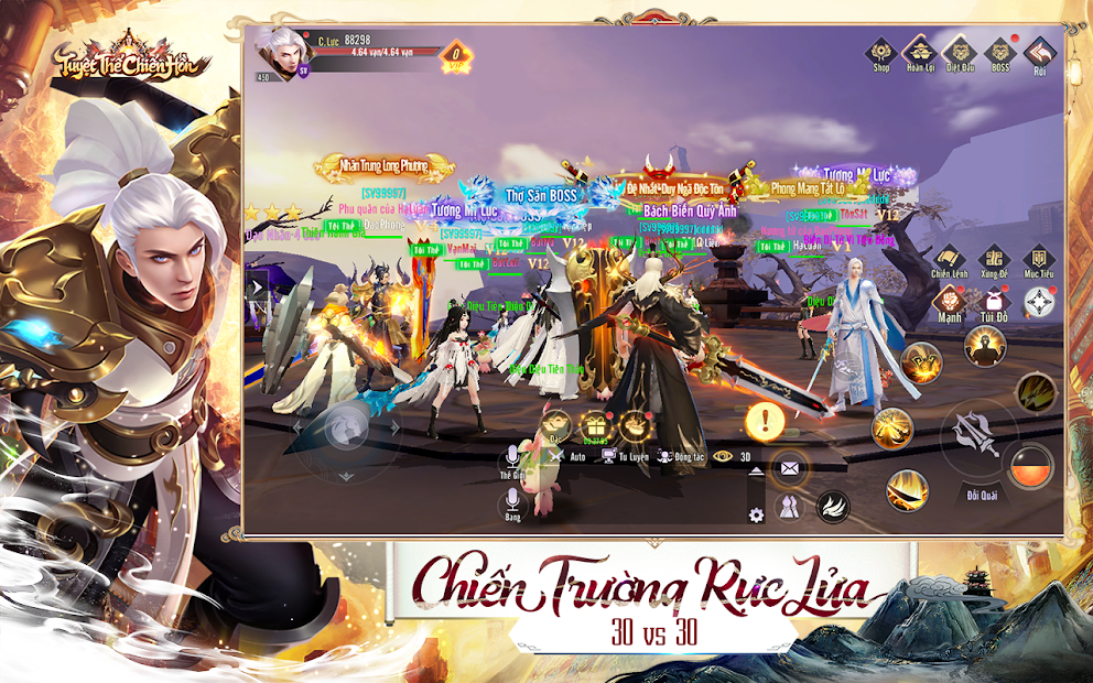Screenshots Tuyệt Thế Chiến Hồn Funtap - Game kiếm hiệp