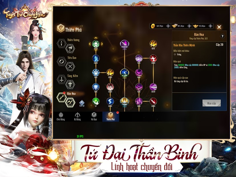 Screenshots Tuyệt Thế Chiến Hồn Funtap - Game kiếm hiệp