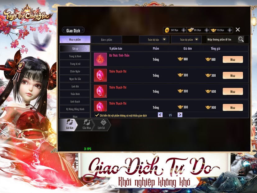 Screenshots Tuyệt Thế Chiến Hồn Funtap - Game kiếm hiệp