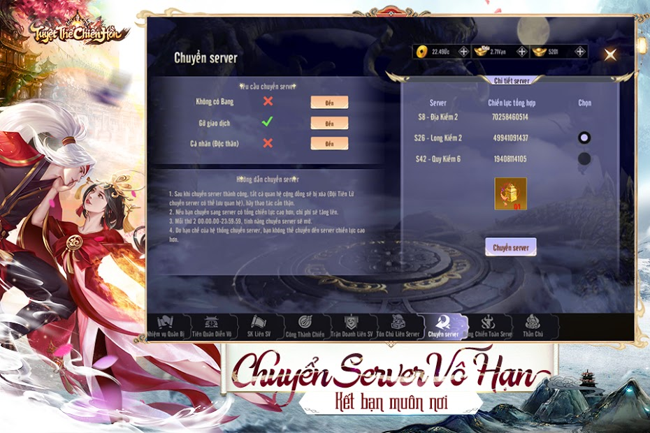 Screenshots Tuyệt Thế Chiến Hồn Funtap - Game kiếm hiệp