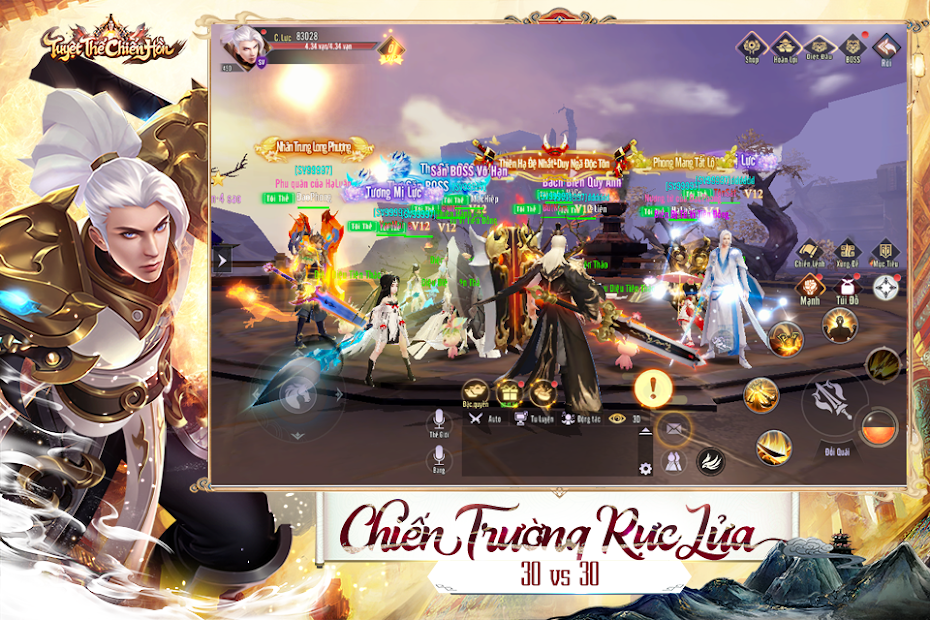 Screenshots Tuyệt Thế Chiến Hồn Funtap - Game kiếm hiệp