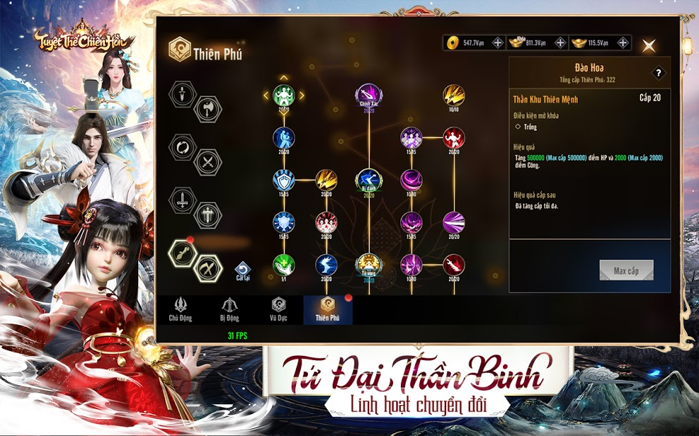 Screenshots Tuyệt Thế Chiến Hồn Funtap - Game kiếm hiệp