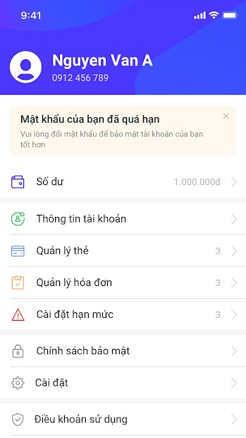 Screenshots MobiFone Pay - Ví điện tử thanh toán dễ dàng mọi lúc mọi nơi