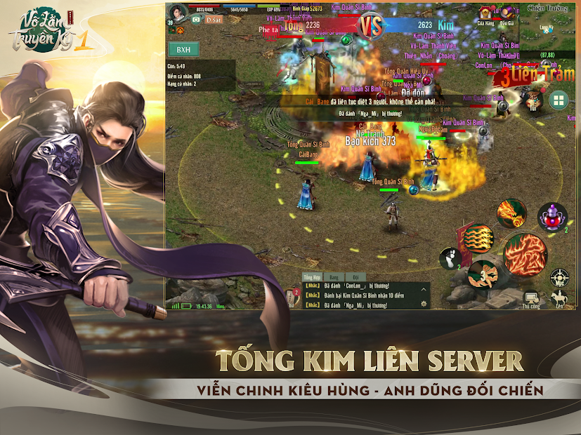 Screenshots Võ Lâm Truyền Kỳ 1 Mobile - Huyền thoại game kiếm hiệp