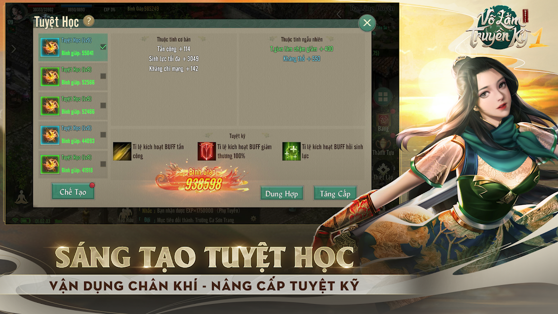 Screenshots Võ Lâm Truyền Kỳ 1 Mobile - Huyền thoại game kiếm hiệp