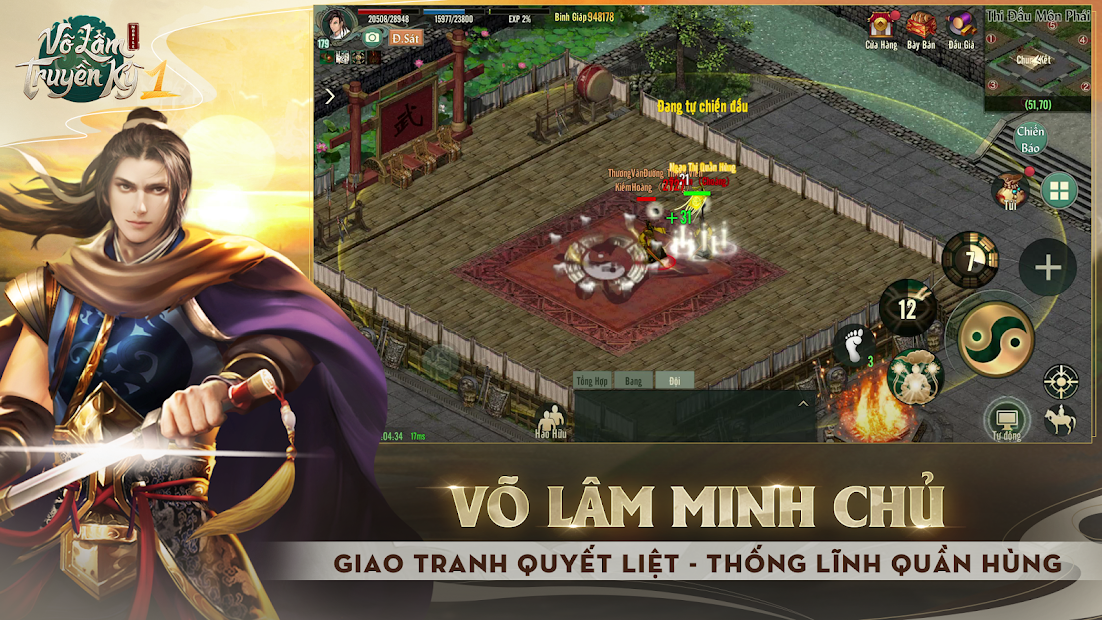 Screenshots Võ Lâm Truyền Kỳ 1 Mobile - Huyền thoại game kiếm hiệp