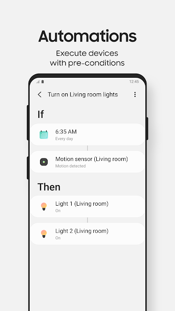 Screenshots SmartThings - Ứng dụng quản lý thiết bị thông minh Samsung