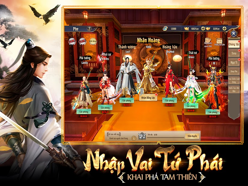 Screenshots Thương Khung Chi Kiếm Funtap - Game mobile kiếm hiệp