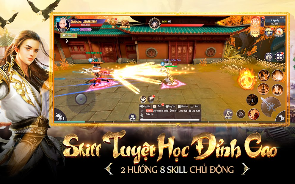 Screenshots Thương Khung Chi Kiếm Funtap - Game mobile kiếm hiệp