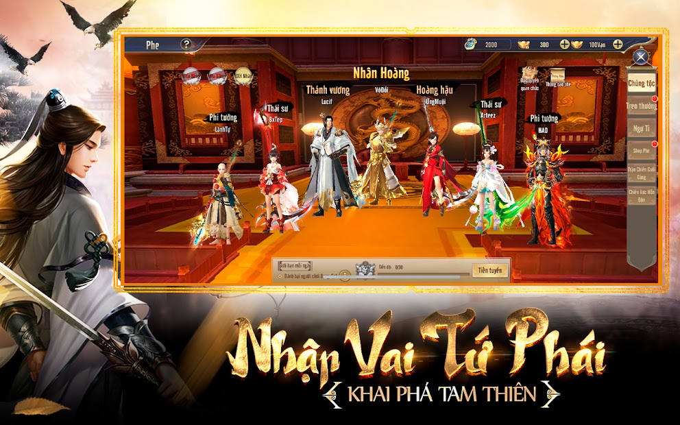 Screenshots Thương Khung Chi Kiếm Funtap - Game mobile kiếm hiệp