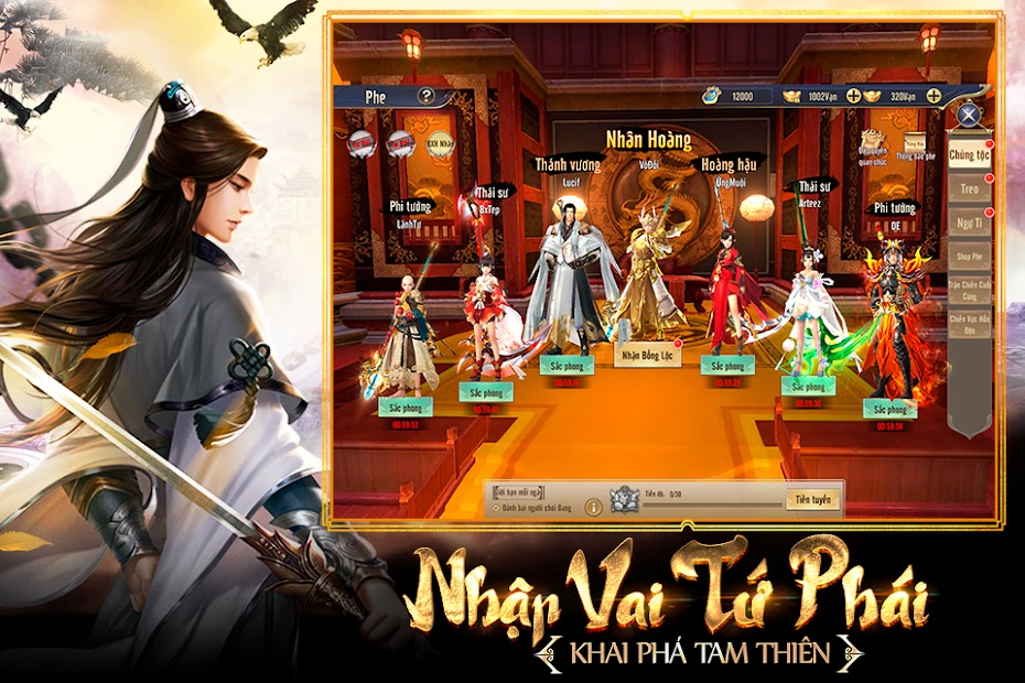 Screenshots Thương Khung Chi Kiếm Funtap - Game mobile kiếm hiệp