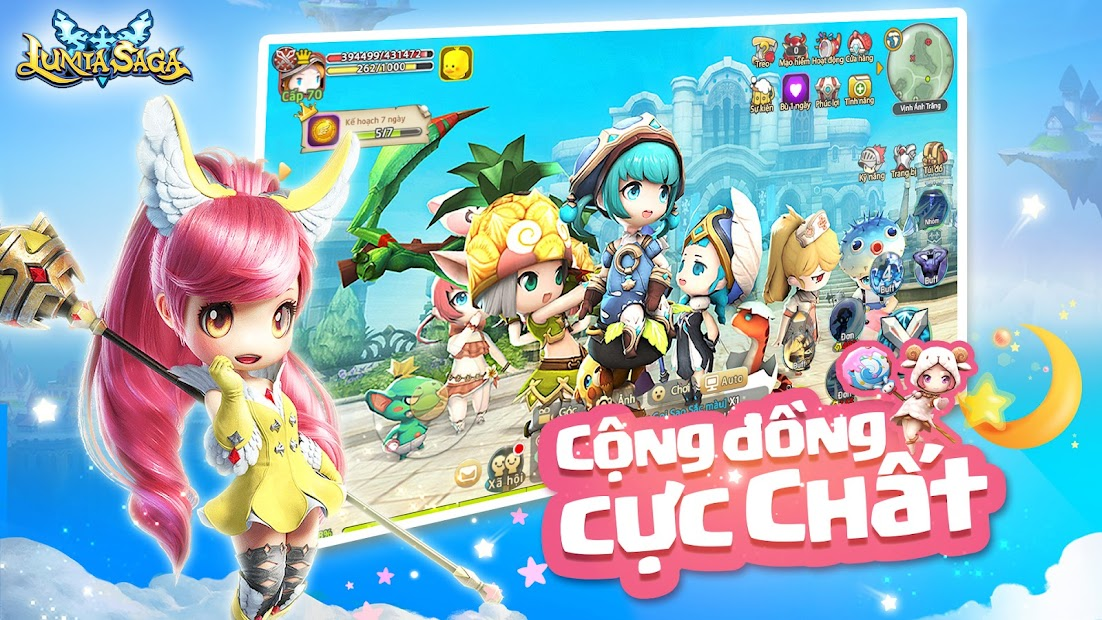 Screenshots Lumia Saga - Chiến Binh Ánh Sáng | Game nhập vai đồ họa chibi