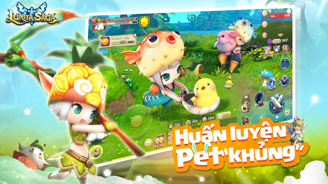 Screenshots Lumia Saga - Chiến Binh Ánh Sáng | Game nhập vai đồ họa chibi