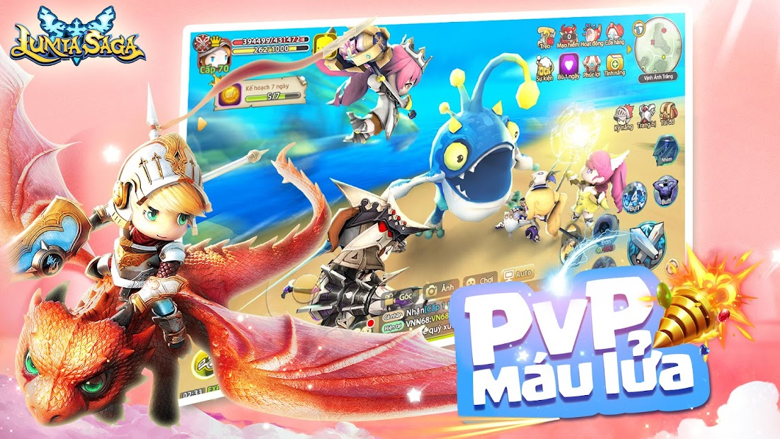 Screenshots Lumia Saga - Chiến Binh Ánh Sáng | Game nhập vai đồ họa chibi