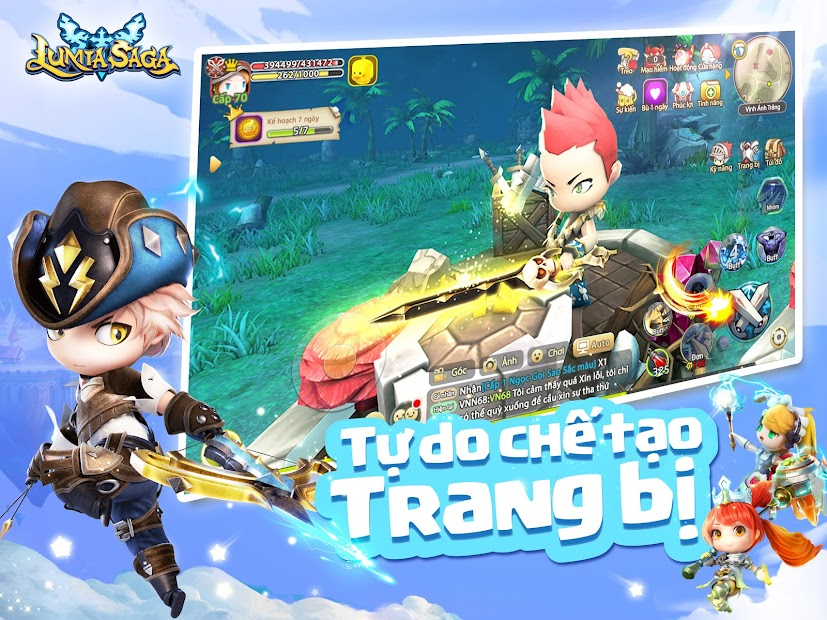 Screenshots Lumia Saga - Chiến Binh Ánh Sáng | Game nhập vai đồ họa chibi
