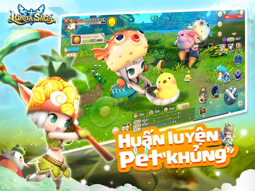 Screenshots Lumia Saga - Chiến Binh Ánh Sáng | Game nhập vai đồ họa chibi