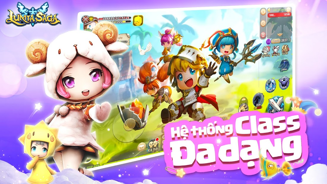 Screenshots Lumia Saga - Chiến Binh Ánh Sáng | Game nhập vai đồ họa chibi