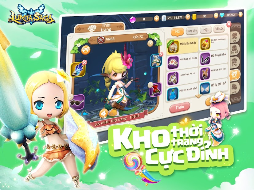 Screenshots Lumia Saga - Chiến Binh Ánh Sáng | Game nhập vai đồ họa chibi