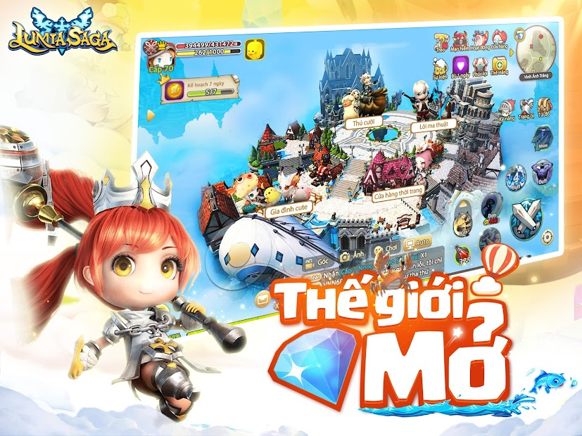 Screenshots Lumia Saga - Chiến Binh Ánh Sáng | Game nhập vai đồ họa chibi