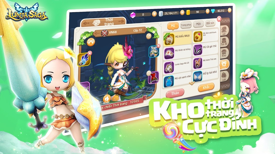 Screenshots Lumia Saga - Chiến Binh Ánh Sáng | Game nhập vai đồ họa chibi