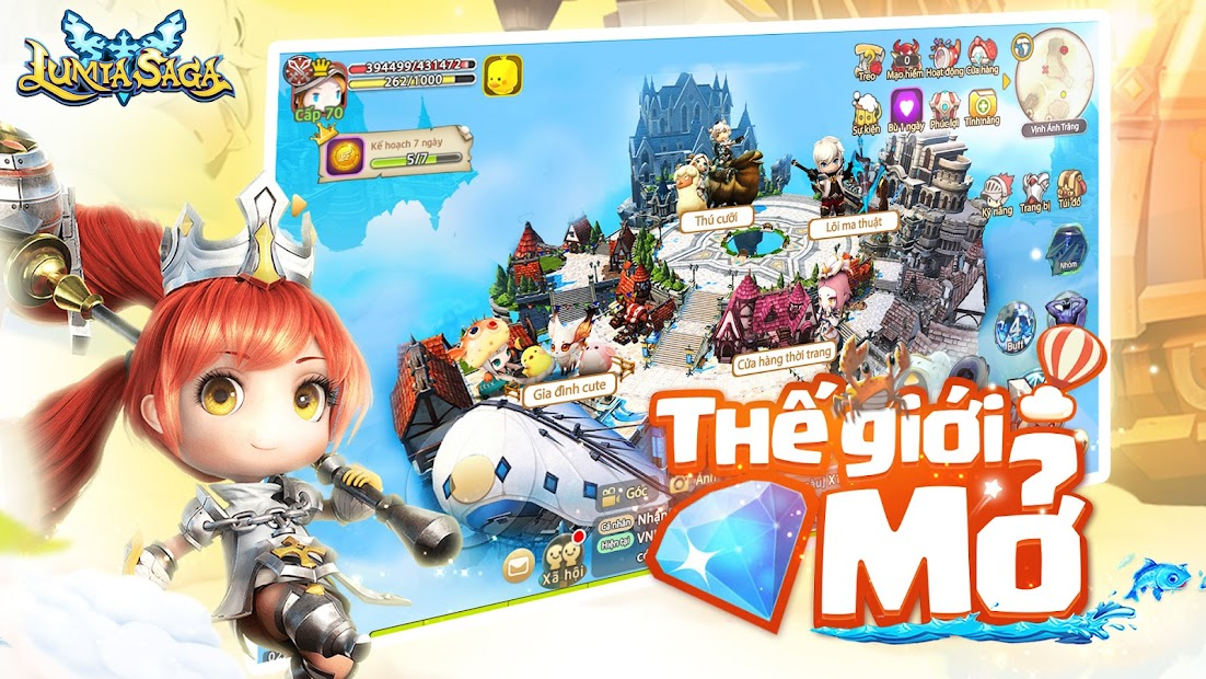 Screenshots Lumia Saga - Chiến Binh Ánh Sáng | Game nhập vai đồ họa chibi