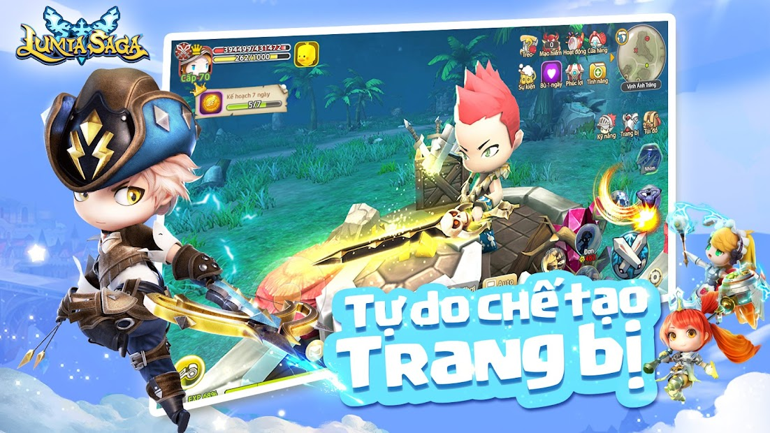 Screenshots Lumia Saga - Chiến Binh Ánh Sáng | Game nhập vai đồ họa chibi