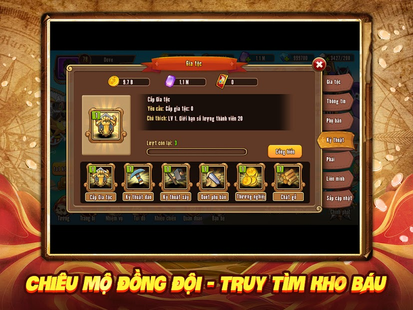Screenshots Tải Đảo Kho Báu - Bá Vương Thức Tỉnh | Game chiến thuật thẻ bài