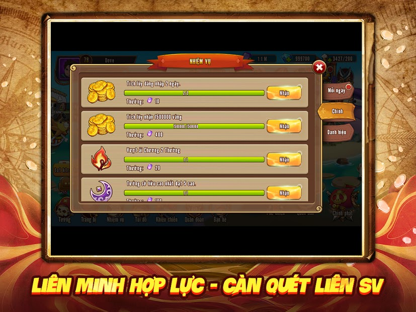 Screenshots Tải Đảo Kho Báu - Bá Vương Thức Tỉnh | Game chiến thuật thẻ bài