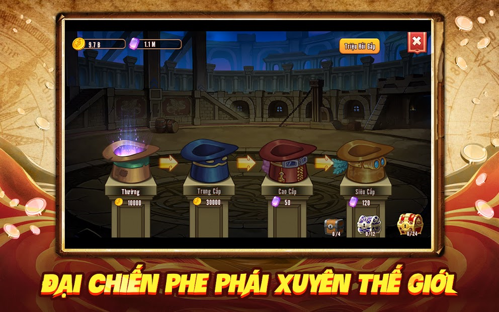 Screenshots Tải Đảo Kho Báu - Bá Vương Thức Tỉnh | Game chiến thuật thẻ bài