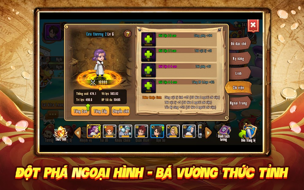 Screenshots Tải Đảo Kho Báu - Bá Vương Thức Tỉnh | Game chiến thuật thẻ bài