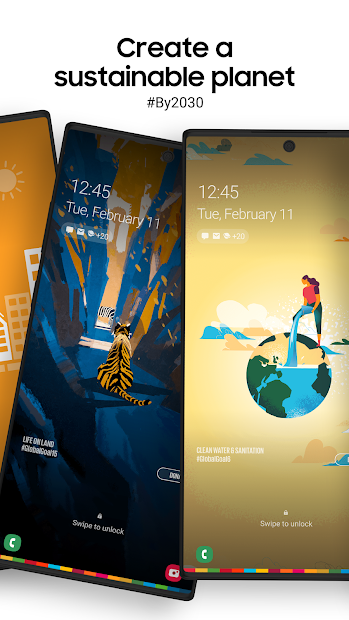 Screenshots Samsung Global Goals - App đóng góp phát triển bền vững của Samsung và Liên Hợp Quốc