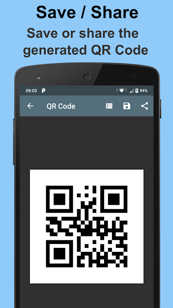 Screenshots QR Code Generator - Công cụ tạo mã QR trên điện thoại