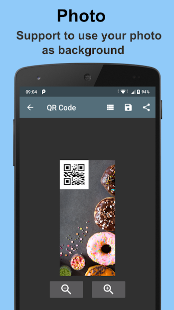 Screenshots QR Code Generator - Công cụ tạo mã QR trên điện thoại