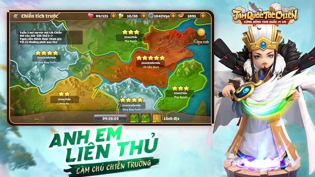 Screenshots Tam Quốc Tốc Chiến - SohaGame: Game nhập vai đấu thẻ tướng