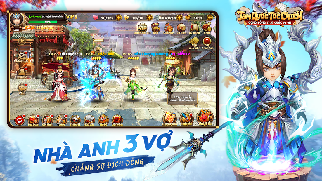 Screenshots Tam Quốc Tốc Chiến - SohaGame: Game nhập vai đấu thẻ tướng