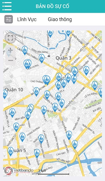 Screenshots Tổng đài 1022: Cổng tiếp nhận và giải đáp thông tin sự cố hạ tầng thành phố Hồ Chí Minh